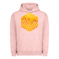 Pigment Salmon honeycomb fa element Urban Hoodie - FaDigitalArtStudio