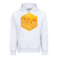 White honeycomb fa element Urban Hoodie - FaDigitalArtStudio
