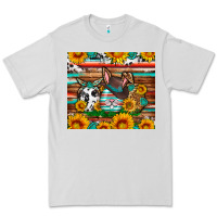 Dove Grey Easter eggs sunflower gemstone tumbler Easter Day Premium Tee - Neo Western