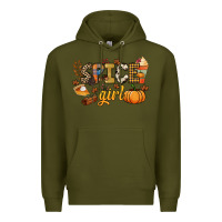Army Green Spice girl Premium Hoodie - NancyCooperArtShop