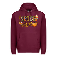 Burgundy Spice girl Premium Hoodie - NancyCooperArtShop