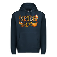 Navy Spice girl Premium Hoodie - NancyCooperArtShop