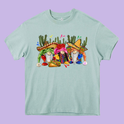 Mexican Gnomes Heavy Core Tee Designed By Cts Tumbler Store