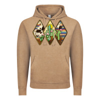 Vintage Coffee cactus serape cowhide Vintage Hoodie - JahusDesignShop