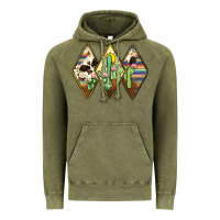 Vintage Olive cactus serape cowhide Vintage Hoodie - JahusDesignShop