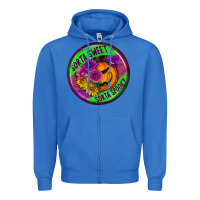 True Royal halloween round earrings Zipper Hoodie - BundleAndBundleShop