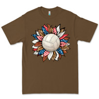 Cacao volleyball sunflower Premium Tee - HRA Design Shop