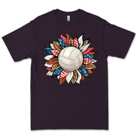 Plum volleyball sunflower Premium Tee - HRA Design Shop
