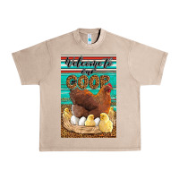 French Oak Western Welcome To Our Coop Urban Heavy Tee - LillyAllenDesigns