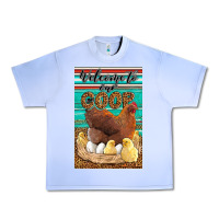 Grape Ice Western Welcome To Our Coop Urban Heavy Tee - LillyAllenDesigns