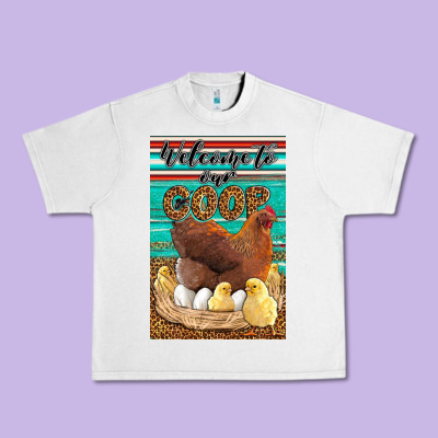 Western Welcome To Our Coop Urban Heavy Tee Designed By Lillyallendesigns