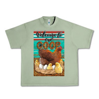 Oil Green Western Welcome To Our Coop Urban Heavy Tee - LillyAllenDesigns