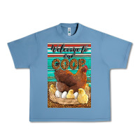 Pebble Blue Western Welcome To Our Coop Urban Heavy Tee - LillyAllenDesigns