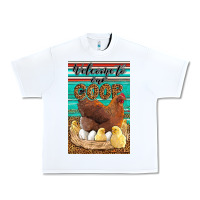 White Western Welcome To Our Coop Urban Heavy Tee - LillyAllenDesigns