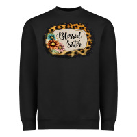 Black Blessed Sister Heavyweight Sweatshirt - Jasminsmagicworld