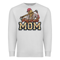 Dove Grey Baseball Mom Premium Sweatshirt - NancyCooperArtShop