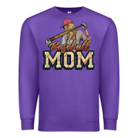 Purple Baseball Mom Premium Sweatshirt - NancyCooperArtShop