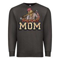 Smoke Baseball Mom Premium Sweatshirt - NancyCooperArtShop