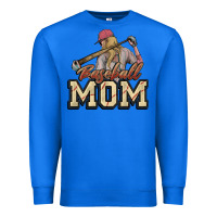 True Royal Baseball Mom Premium Sweatshirt - NancyCooperArtShop