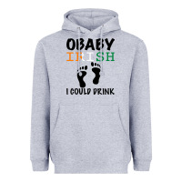 Heather Grey O' Baby Irish I Could Drink Heavyweight Hoodie - Bettercallsaul