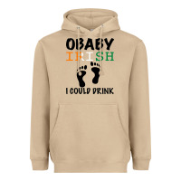 Mushroom O' Baby Irish I Could Drink Heavyweight Hoodie - Bettercallsaul