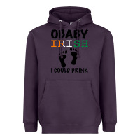 Plum O' Baby Irish I Could Drink Heavyweight Hoodie - Bettercallsaul
