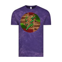 Cloud Purple leopard lightning bolt Christmas Vintage Tee - Jasminsmagicworld