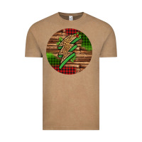 Vintage Coffee leopard lightning bolt Christmas Vintage Tee - Jasminsmagicworld