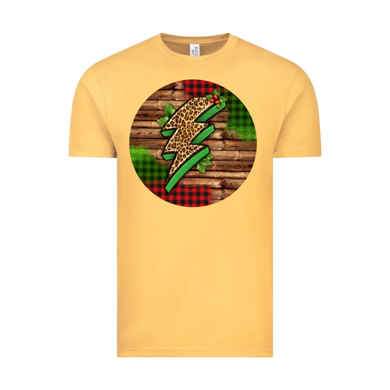 Leopard Lightning Bolt Christmas Vintage Tee by Jasminsmagicworld | Teevron
