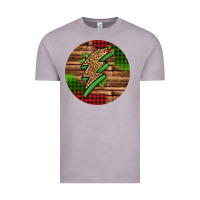 Vintage Zinc leopard lightning bolt Christmas Vintage Tee - Jasminsmagicworld