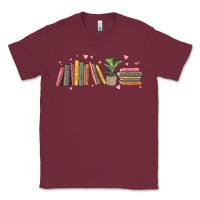 Burgundy book tropes Classic Tee - MaliasSmallBusiness