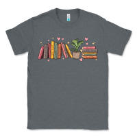 Charcoal Heather book tropes Classic Tee - MaliasSmallBusiness
