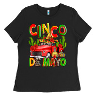 Black cinco de mayo truck Ladies Tee - Zillion Design Studio