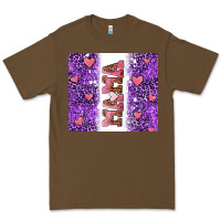 Cacao purple leopard pink mama hearts Premium Tee - AdoDesignShop