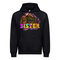 Black football sister Urban Hoodie - OliviaCreatesArt