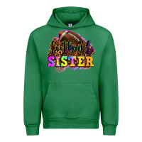 Emerald football sister Urban Hoodie - OliviaCreatesArt