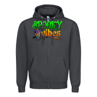 Smoke spooky vibes Zipper Hoodie - BundleAndBundleShop