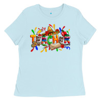 Baby Blue cinco de mayo teacher Ladies Tee - Zillion Design Studio