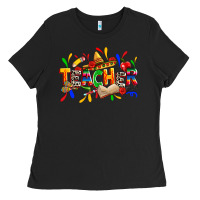 Black cinco de mayo teacher Ladies Tee - Zillion Design Studio