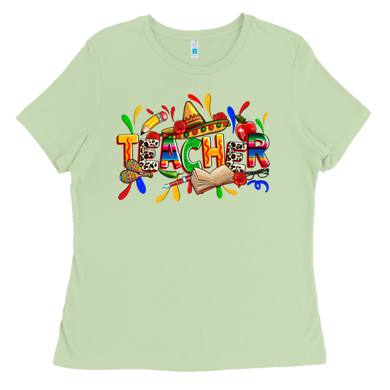 Cinco De Mayo Teacher Ladies Tee by Zillion Design Studio | Teevron