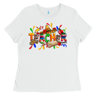 White cinco de mayo teacher Ladies Tee - Zillion Design Studio