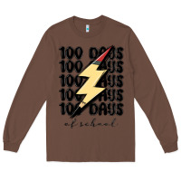 Chestnut 100 days of school Long Sleeve Tee - MaliasSmallBusiness