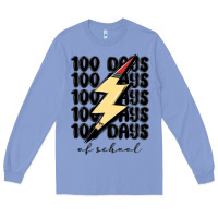 Colony Blue 100 days of school Long Sleeve Tee - MaliasSmallBusiness