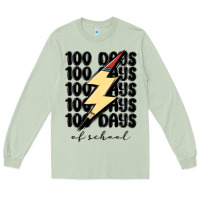 Matcha 100 days of school Long Sleeve Tee - MaliasSmallBusiness