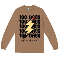 Toasted Coconut 100 days of school Long Sleeve Tee - MaliasSmallBusiness