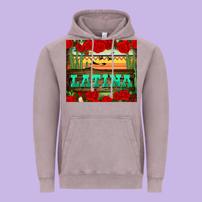 Latina Tumbler Vintage Hoodie Designed By Bundleandbundleshop