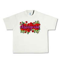 Pistachio Chingona with roses Urban Heavy Tee - AdoDesignShop
