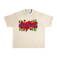 Sandshell Chingona with roses Urban Heavy Tee - AdoDesignShop