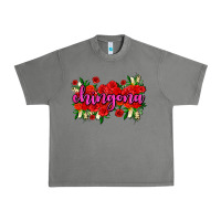 Tornado Chingona with roses Urban Heavy Tee - AdoDesignShop