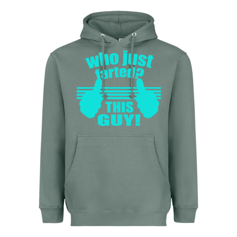 Who Just Farted This Guy Heavyweight Hoodie by Bettercallsaul | Teevron